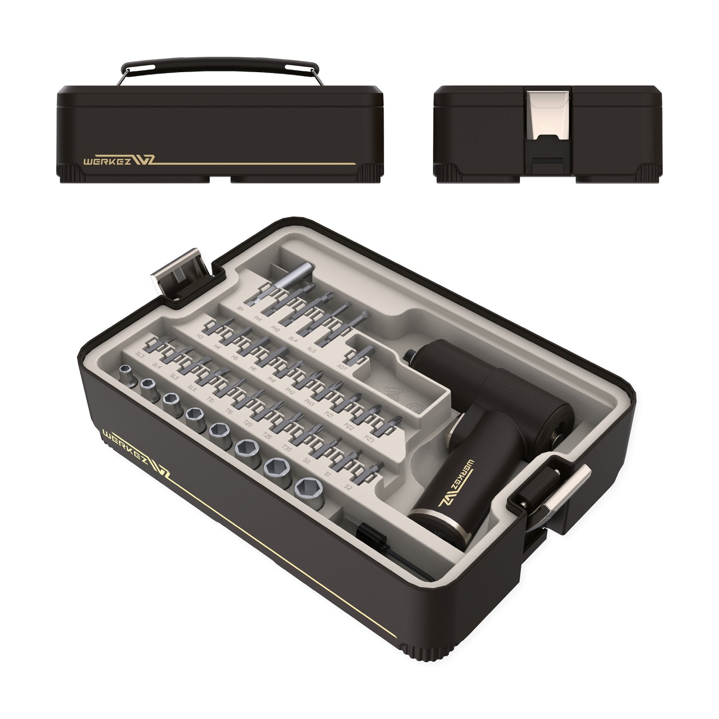 38-Piece Cordless Electric Screwdriver Bit Set