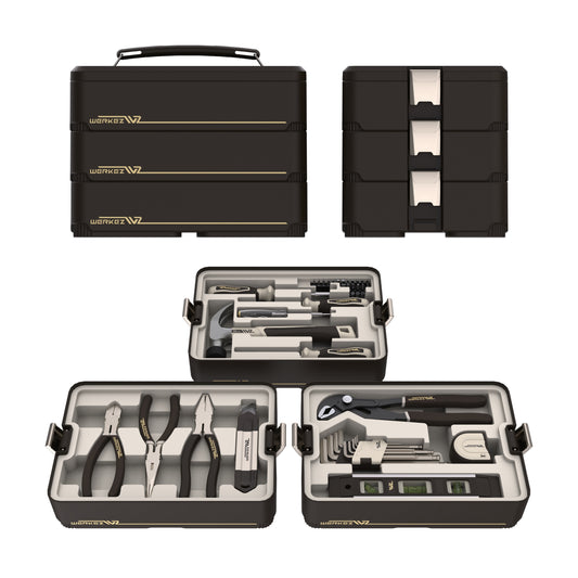 Home Repair Tool Kit (Hand Tools) (3-Layer)