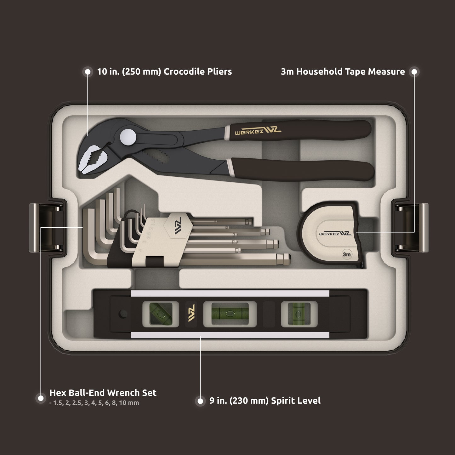 12-Piece Maintenance and Measuring Set