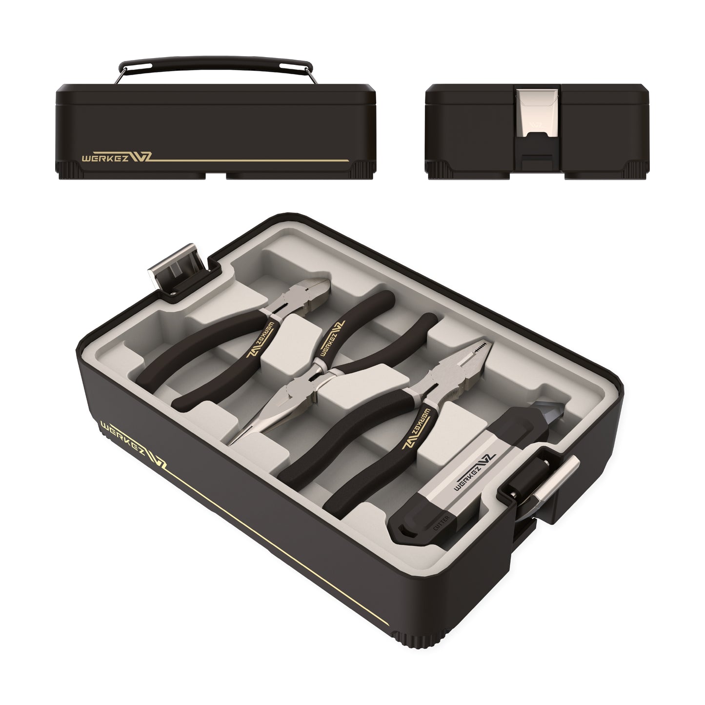 4-Piece Plier and Cutting Tool Set