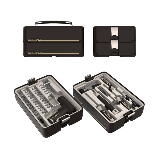 61-Piece  Cordless & Manual Screwdriver and Hammer Set